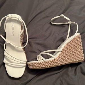 NEW Marc Fisher Platform Wedge Sandals